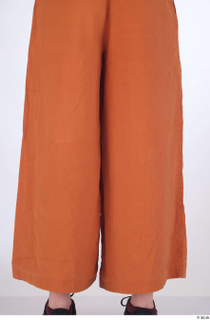 Zolzaya calf casual dressed orange wide leg trousers 0005.jpg